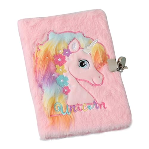 HAPINARY Cartoon Plüsch Notizblock, Entzückendes Notizbuch, Tagebuchbuch, Notizbücher Für Mädchen, Tagebuchbuch Für Mädchen, Flauschige Notizbücher, Notizblock Für Mädchen, Notizbuch Für von HAPINARY