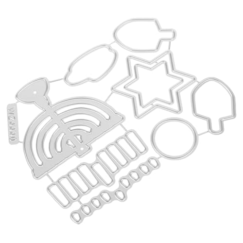 HAPINARY Chanukka Schneideschablonen, Scrapbook Stanzformen, Scrapbooking Stanzformen, DIY Scrapbooking, Dekorative Metall Stanzschablonen, Metall Stanzschablonen, Hintergrund Stanzformen, HAPINARY Chanukka Schneideschablonen, Scrapbook Stanzformen, Scrapbooking Stanzformen, DIY Scrapbooking, Dekorative Metall Stanzschablonen, Metall Stanzschablonen, Hintergrund Stanzformen, von HAPINARY