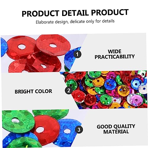 HAPINARY DIY Bunte Irreguläre Pailletten Verarbeitung Langlebig Vielseitig für Bekleidung Schmuck Basteln Leichtes Sicheres Kunststoffmaterial Dekorative Handwerkszubehör von HAPINARY