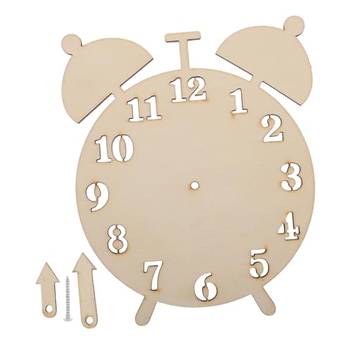 HAPINARY DIY Holz Lernuhr für Interaktive Uhr Teile Bastelspielzeug Mathematik und Kognitiven Fähigkeiten Hause HAPINARY DIY Holz Lernuhr für Interaktive Uhr Teile Bastelspielzeug Mathematik und Kognitiven Fähigkeiten Hause von HAPINARY