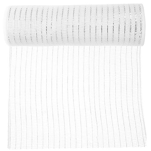 HAPINARY Dekoratives Tüllband Weiß Netzband für Geschenkverpackung DIY Hochzeits und Partydeko Langlebiges Leicht Schneidbares Geschenkband für Kreative Geschenkbox und Blumenverzierung HAPINARY Dekoratives Tüllband Weiß Netzband für Geschenkverpackung DIY Hochzeits und Partydeko Langlebiges Leicht Schneidbares Geschenkband für Kreative Geschenkbox und Blumenverzierung von HAPINARY