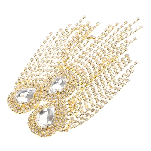 HAPINARY Europäische Diamantanzug Mode Schulter Epauletten Quasten Dekorationen Quaste Abzeichen Anzug Zubehör Quaste Schulter Kostüme Epauletten Dekorative Epauletten Strass Golden HAPINARY Europäische Diamantanzug Mode Schulter Epauletten Quasten Dekorationen Quaste Abzeichen Anzug Zubehör Quaste Schulter Kostüme Epauletten Dekorative Epauletten Strass Golden von HAPINARY