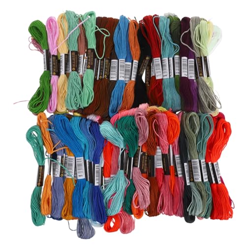 HAPINARY Farben Stickgarn Set Nähgarn für Kreuzstich Diy Handwerk Freundschaftsarmbänder Stickfäden Kompakt Tragbar für Anfänger und Fortgeschrittene HAPINARY Farben Stickgarn Set Nähgarn für Kreuzstich Diy Handwerk Freundschaftsarmbänder Stickfäden Kompakt Tragbar für Anfänger und Fortgeschrittene von HAPINARY