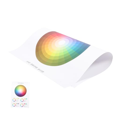 HAPINARY Farbkreisdiagramm -poster Farbdiagramm Farbidentifizierungsdiagramm Farbmuster HAPINARY Farbkreisdiagramm -poster Farbdiagramm Farbidentifizierungsdiagramm Farbmuster von HAPINARY