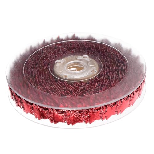 HAPINARY Festliches Dekoband Rot Ultraleichtes Beständiges Geschenkband für DIY Weihnachts Partydekoration für Geschenkverpackung Haar Kleidungsaccessoires HAPINARY Festliches Dekoband Rot Ultraleichtes Beständiges Geschenkband für DIY Weihnachts Partydekoration für Geschenkverpackung Haar Kleidungsaccessoires von HAPINARY