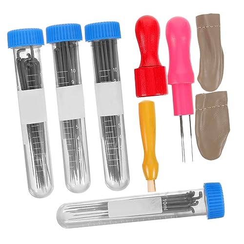 HAPINARY Filznadeln Set Teilig mit Holzgriff und Fingerschutz Nadelfilzen Werkzeugset für DIY Nähen und Stickerei Robuste Punch Needle für Anfänger und Textilgestaltung HAPINARY Filznadeln Set Teilig mit Holzgriff und Fingerschutz Nadelfilzen Werkzeugset für DIY Nähen und Stickerei Robuste Punch Needle für Anfänger und Textilgestaltung von HAPINARY