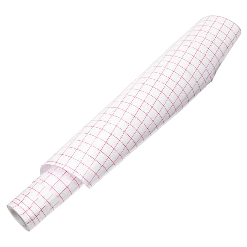 HAPINARY Gitter Transferfolie, Transparentes Vinyl Transferpapier, Transferpapier Für Vinyl, Transferband, Vinylpapier Zum Basteln, Vinyl Anwendungspapier, Transparentes Klebevinyl von HAPINARY