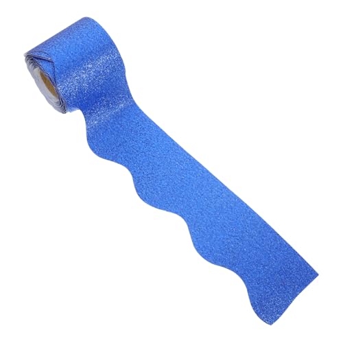 HAPINARY Glitzernder Schwarzer Tafelrand Aufkleber Stylische Dekoration für Klassenzimmer und Pinnwände Wasserfest für Schule und Büro Verleiht und von HAPINARY