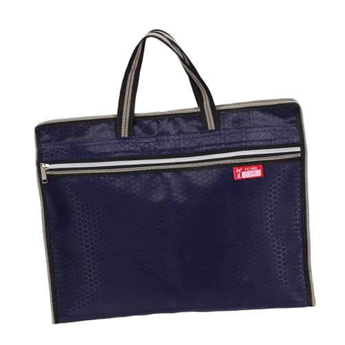 HAPINARY Große Oxford Dokumententasche aus Wasserdichtem Oxford Stoff Doppellagige Aktentasche mit Reißverschluss und Handgriff Geräumige Organizer Tasche für Büro Schule Meetings und HAPINARY Große Oxford Dokumententasche aus Wasserdichtem Oxford Stoff Doppellagige Aktentasche mit Reißverschluss und Handgriff Geräumige Organizer Tasche für Büro Schule Meetings und von HAPINARY