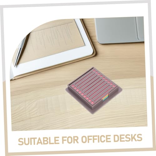 HAPINARY Haftnotizhalter mit Schablone und Organizerbox Selbstklebender Notizzettelspender Stabiler Memo Pad Halter für Büro und Schreibtisch Inklusive Linien Checkbox vorlage für Bessere HAPINARY Haftnotizhalter mit Schablone und Organizerbox Selbstklebender Notizzettelspender Stabiler Memo Pad Halter für Büro und Schreibtisch Inklusive Linien Checkbox vorlage für Bessere von HAPINARY