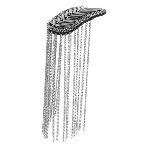 HAPINARY Handgefertigte Perlen -schulterstempel Strass-schulterkette Kleidung Liefert Kleidungszubehör Verzierungen Für Das Handwerk Pin Für Kostüm Schulterklappen Mit Quaste Silber Flanell HAPINARY Handgefertigte Perlen -schulterstempel Strass-schulterkette Kleidung Liefert Kleidungszubehör Verzierungen Für Das Handwerk Pin Für Kostüm Schulterklappen Mit Quaste Silber Flanell von HAPINARY