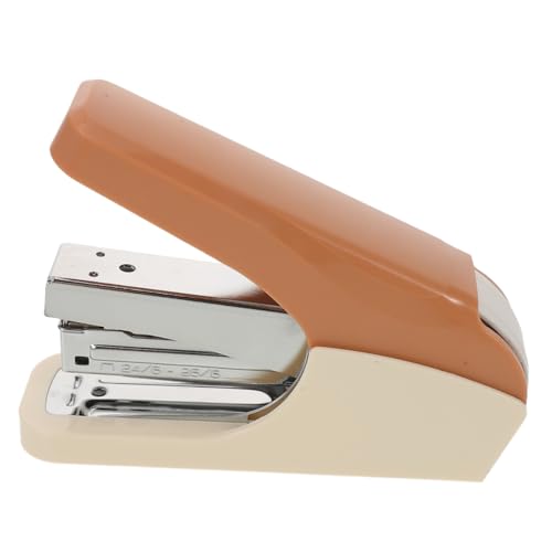 HAPINARY Heavy Duty Single Finger Desktop Stapler Tragbar Finger-bindemaschine Für Schule Büro Buchbindung Mit Abs-eisen Für Sichere Präzise Papierhefung von HAPINARY
