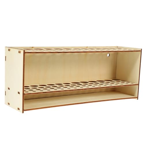 HAPINARY Holz Pinsel Lagerung 67 Slots Schreibtisch Stift Bleistift Organizer Rack HAPINARY Holz Pinsel Lagerung 67 Slots Schreibtisch Stift Bleistift Organizer Rack von HAPINARY