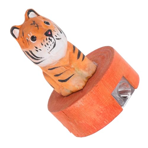HAPINARY Holz-bleistiftspitzer Tigerform für Handlicher Tragbarer Manueller Anspitzer Realistisches Design Präzises Effizientes Schärfen für Schule Kindgerechtes Schreibwaren von HAPINARY