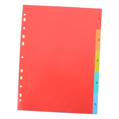 HAPINARY Indexseiten Trennblätter mit Farbigen Tabs für Ordner und Schnellhefter Wiederbeschreibbare Registerblätter zur Dokumentenorganisation für Büro Schule und Zuhause HAPINARY Indexseiten Trennblätter mit Farbigen Tabs für Ordner und Schnellhefter Wiederbeschreibbare Registerblätter zur Dokumentenorganisation für Büro Schule und Zuhause von HAPINARY