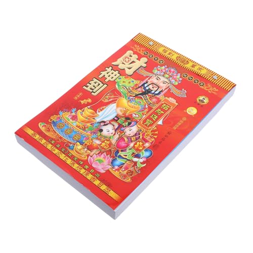 HAPINARY Jahr Des Pferdekalenders Flip-terminplaner Wandkalender Tisch-staffelei-kalender Chinesischer Zerreißbarer Kalender Abzocke-kalender Mondkalender Für Das Neue Jahr Rot Papier HAPINARY Jahr Des Pferdekalenders Flip-terminplaner Wandkalender Tisch-staffelei-kalender Chinesischer Zerreißbarer Kalender Abzocke-kalender Mondkalender Für Das Neue Jahr Rot Papier von HAPINARY