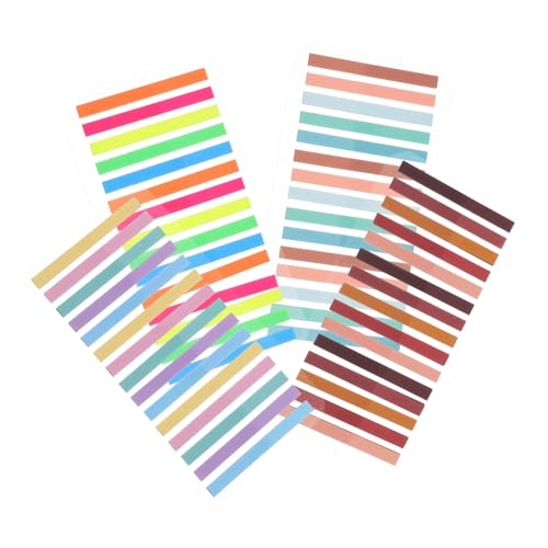 HAPINARY Klebezettel Bunte Pet Haftstreifen Sticky Page Marker Lesezeichen für Bücher Büro Schule Praktische Selbstklebende Beschriftbare Lesestreifen HAPINARY Klebezettel Bunte Pet Haftstreifen Sticky Page Marker Lesezeichen für Bücher Büro Schule Praktische Selbstklebende Beschriftbare Lesestreifen von HAPINARY