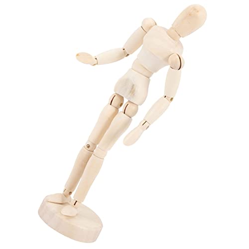 HAPINARY Künstler Mannequin Modell Holz Flexibles Bewegliches Dekorationsmodell Für Zeichner Zum Skizzieren Tischdeko von HAPINARY