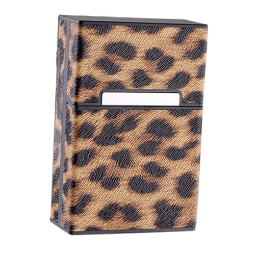 HAPINARY Leopard Zigarettenbox mit Magnetverschluss Kompakte Tragbare Zigarettenschachtel Schutzhülle für Damen und Herren Ergonomisch Stoßfest Wasserabweisend Leicht zu Öffnen HAPINARY Leopard Zigarettenbox mit Magnetverschluss Kompakte Tragbare Zigarettenschachtel Schutzhülle für Damen und Herren Ergonomisch Stoßfest Wasserabweisend Leicht zu Öffnen von HAPINARY