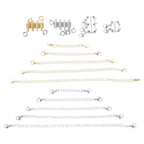 HAPINARY Magnetische Schmuckverschlüsse Edelstahl Kettenverschlüsse für Halsketten und Armbänder Verschiedene Sicherer Halt Kratzfest für Damen Multilayering HAPINARY Magnetische Schmuckverschlüsse Edelstahl Kettenverschlüsse für Halsketten und Armbänder Verschiedene Sicherer Halt Kratzfest für Damen Multilayering von HAPINARY