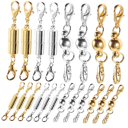 HAPINARY Magnetverschlüsse Zur Schmuckherstellung, 20 Stück, Magnetverschlüsse Für Halsketten, Magnetverschluss Für Halsketten, Magnetverschlüsse Für Armbänder, Armbandverschlüsse Zur von HAPINARY