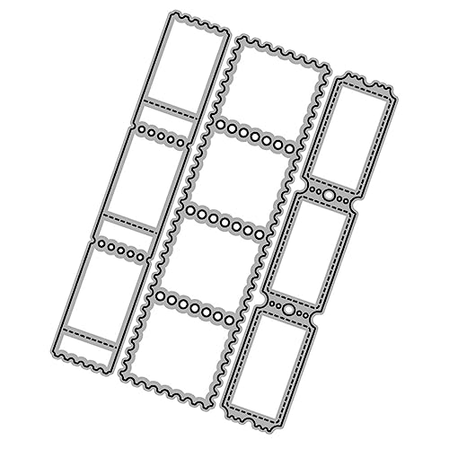 HAPINARY Metall Stanzform für DIY Stempelherstellung Stabile Glatte Schnittformen aus Kohlenstoffstahl Vielseitig für Karten und Bastelprojekte Fördert Kreativität und Praktische von HAPINARY