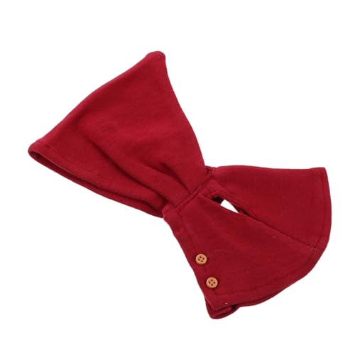 HAPINARY Mini Zauberer Umhang für Puppen Rote Bjd Hexenrobe Dekorative Halloween Cosplay Kleidung Wiederverwendbar für Sammelfiguren und DIY Zubehör von HAPINARY