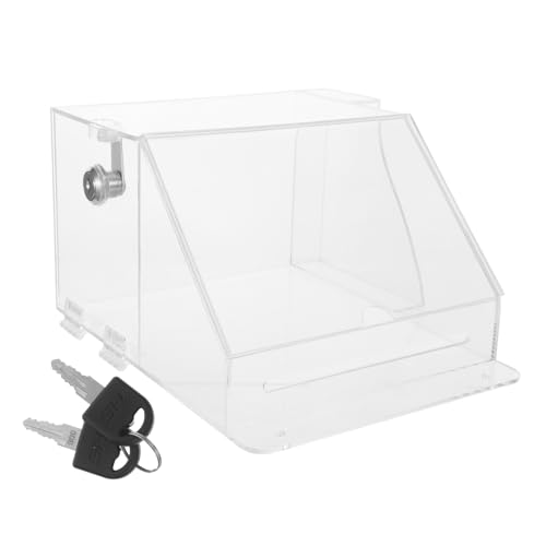 HAPINARY Multifunktionale Abstimmungsbox -Losbehälter Visitenkartenetui Spendenboxen für wohltätige Zwecke - -Inhaber Spendenboxen für Fundraising Acryl Transparent HAPINARY Multifunktionale Abstimmungsbox -Losbehälter Visitenkartenetui Spendenboxen für wohltätige Zwecke - -Inhaber Spendenboxen für Fundraising Acryl Transparent von HAPINARY