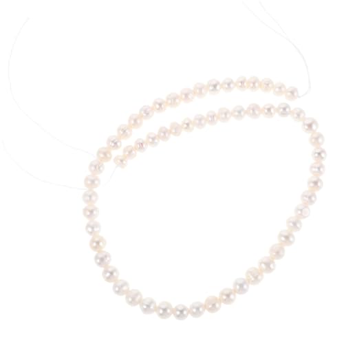 HAPINARY Natürliche Süßwasserperlen Weiße Perlenkette zum Schmuckherstellen Vorgebohrte Perlen für DIY Halsketten Armbänder Gleichmäßiger Glanz Vielseitig für Bastelprojekte Geeignet HAPINARY Natürliche Süßwasserperlen Weiße Perlenkette zum Schmuckherstellen Vorgebohrte Perlen für DIY Halsketten Armbänder Gleichmäßiger Glanz Vielseitig für Bastelprojekte Geeignet von HAPINARY