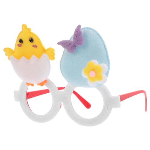 HAPINARY Niedliche Osterbrille aus Kunststoff und Filz Hasen und Küken Design Langlebig und Bequem Vielseitig für Osterfeiern und Kindergeburtstage Festliche Partydekoration für Erwachsene HAPINARY Niedliche Osterbrille aus Kunststoff und Filz Hasen und Küken Design Langlebig und Bequem Vielseitig für Osterfeiern und Kindergeburtstage Festliche Partydekoration für Erwachsene von HAPINARY