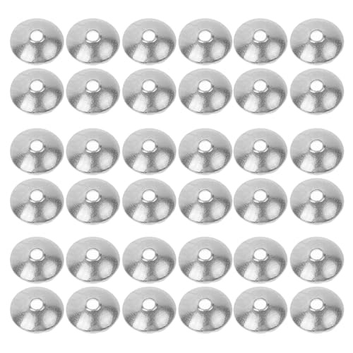 HAPINARY Perlenkappen Aus Edelstahl 4 Mm 200 Stück Schmuckzubehör Für Die Herstellung Von Armbändern Halsketten Und Ohrringen von HAPINARY