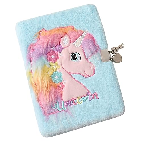 HAPINARY Plüsch Notizbuch mit Cartoon Süßes Tagebuch für Dekoratives Schreibbuch für Täglichen Gebrauch Accessoire für Schule und Büro Farbenfrohes Design von HAPINARY