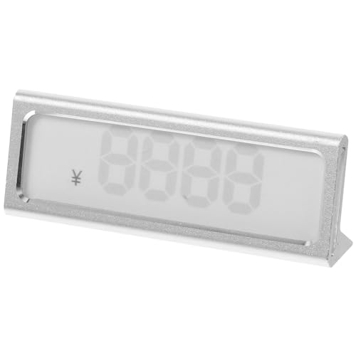 HAPINARY Preisschild Anzeigetafel, Einzelhandels Anzeigenständer, Anzeigeständer Aus Legierung, Schreibtisch Kartenhalter, Menühalter, Desktop Anzeigenständer, Kostenschild Anzeigenhalter, von HAPINARY