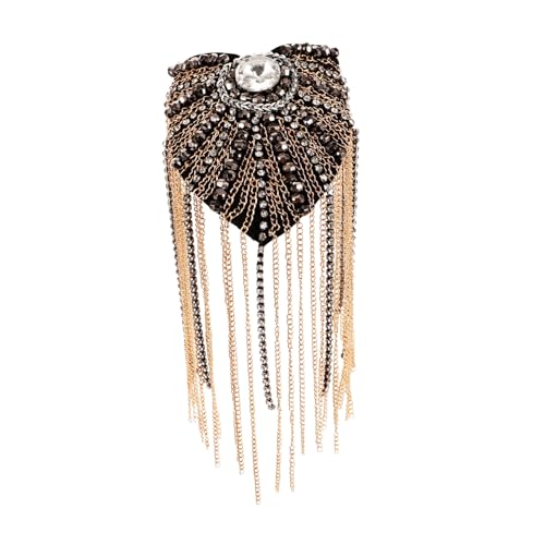 HAPINARY Quasten epauletten Metallquaste Gliederkette Epaulette Anzugzubehör Schulter epauletten Schmuck Schulterabzeichen Schulter epauletten mit Quaste DIY Schulter epauletten HAPINARY Quasten epauletten Metallquaste Gliederkette Epaulette Anzugzubehör Schulter epauletten Schmuck Schulterabzeichen Schulter epauletten mit Quaste DIY Schulter epauletten von HAPINARY