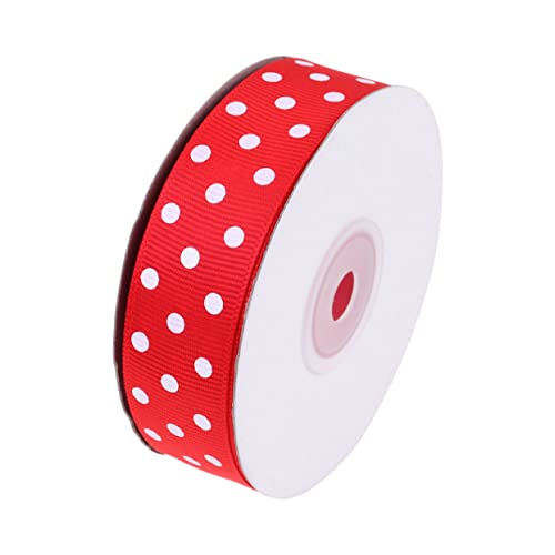 HAPINARY Rotes Gepunktetes Dekoband Breit Starkes und Umweltfreundliches Geschenkband für Hochzeit Partydeko und Festliche Verpackungen HAPINARY Rotes Gepunktetes Dekoband Breit Starkes und Umweltfreundliches Geschenkband für Hochzeit Partydeko und Festliche Verpackungen von HAPINARY