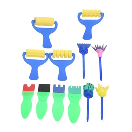 HAPINARY Schwamm malset für Ergonomischen Griffen Umweltfreundlich Leicht zu Reinigen Vielseitig für Wasserfarben Gouache und Bastelmalerei für Frühe Kunstförderung HAPINARY Schwamm malset für Ergonomischen Griffen Umweltfreundlich Leicht zu Reinigen Vielseitig für Wasserfarben Gouache und Bastelmalerei für Frühe Kunstförderung von HAPINARY