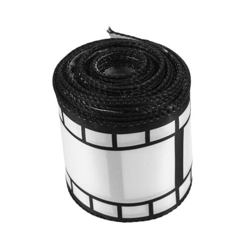 HAPINARY Schwarz-weißes Filmstreifenband mit Drahtkante Breit für Diy-basteln Geschenkverpackungen Schleifen und Filmische Partydekorationen HAPINARY Schwarz-weißes Filmstreifenband mit Drahtkante Breit für Diy-basteln Geschenkverpackungen Schleifen und Filmische Partydekorationen von HAPINARY