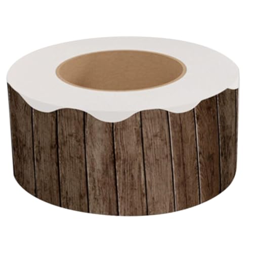 HAPINARY Schwarzer Blackboard Rahmen Aufkleber mit Holzmaserung Langlebiger Bulletin Board Border Deko für Klassenzimmer Büro Tür Fenster und Whiteboard Selbstklebend Stabile Praktische von HAPINARY