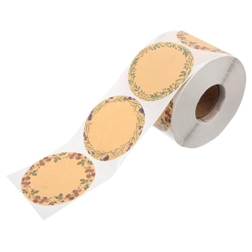 HAPINARY Selbstklebende Geschenkaufkleber Kraftpapier mit Blumenmuster Langlebige Etiketten für Geschenkverpackung Geschenktüten Karten Vielseitig Verwendbar bei Hochzeit Geburtstag HAPINARY Selbstklebende Geschenkaufkleber Kraftpapier mit Blumenmuster Langlebige Etiketten für Geschenkverpackung Geschenktüten Karten Vielseitig Verwendbar bei Hochzeit Geburtstag von HAPINARY