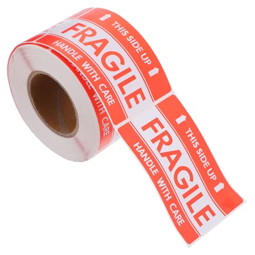 HAPINARY Selbstklebender Versandwarnaufkleber Zerbrechlich pro Auffälliger Fragile Sticker für Sichere Paketkennzeichnung im Lager und Versand HAPINARY Selbstklebender Versandwarnaufkleber Zerbrechlich pro Auffälliger Fragile Sticker für Sichere Paketkennzeichnung im Lager und Versand von HAPINARY