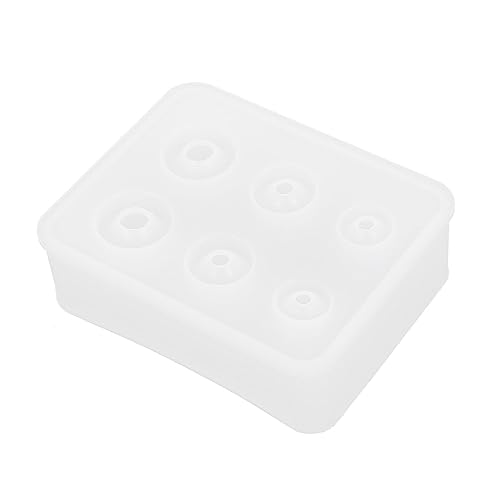 HAPINARY Silikonform Elliptische Anhänger Gießform DIY Anhängerform Harz Schmuckform für Kreatives Basteln mit Glitzer Pigmenten Wasserfest Langlebig von HAPINARY