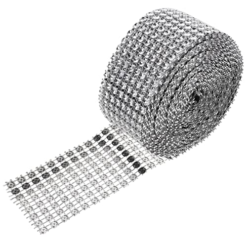 HAPINARY Strassband Silber Reihig Glitzerndes Verschleißfestes Strass Dekoband für Kleidung Basteln Auto und Handyzubehör Flexibles Zuschneidbares Kristall Netzband für Festliche HAPINARY Strassband Silber Reihig Glitzerndes Verschleißfestes Strass Dekoband für Kleidung Basteln Auto und Handyzubehör Flexibles Zuschneidbares Kristall Netzband für Festliche von HAPINARY