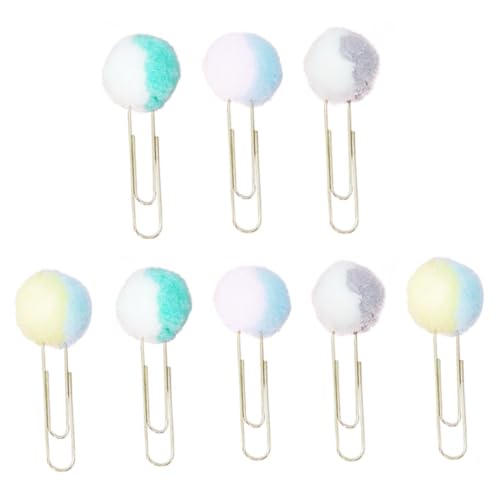 HAPINARY Teiliges Bunte Plüschball Büroklammern Doppelfarbige Scrapbook Clips Kreative Lesezeichen und Dokumentenhalter Vielseitig für Büro Schule und DIY Basteln Zufällige Zufällige Farbe HAPINARY Teiliges Bunte Plüschball Büroklammern Doppelfarbige Scrapbook Clips Kreative Lesezeichen und Dokumentenhalter Vielseitig für Büro Schule und DIY Basteln Zufällige Zufällige Farbe von HAPINARY