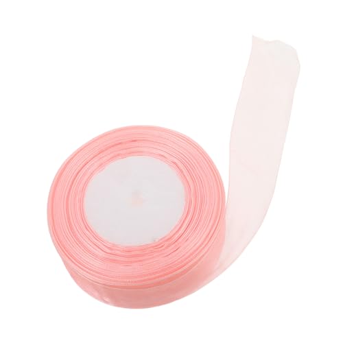 HAPINARY Transparentes Organza Geschenkband Yards Leichtes Rosa Schleifenband für Hochzeitsdekoration Blumensträuße und DIY Bastelprojekte Langlebiges und Wiederverwendbares Zierband HAPINARY Transparentes Organza Geschenkband Yards Leichtes Rosa Schleifenband für Hochzeitsdekoration Blumensträuße und DIY Bastelprojekte Langlebiges und Wiederverwendbares Zierband von HAPINARY