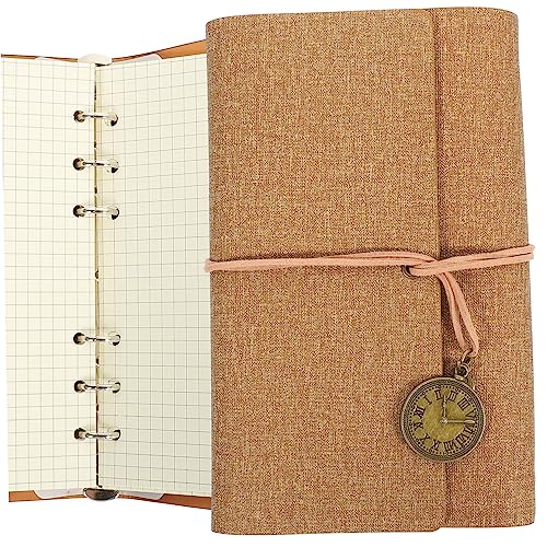 HAPINARY Vintage Notizbuch mit Schnalle Multifunktionales Planer Notizbuch für Studenten Büroangestellte und Langlebig von HAPINARY