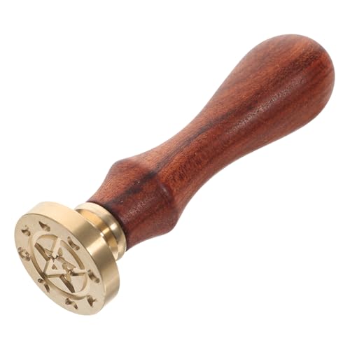 HAPINARY Vintage Siegelwachsstäbe Für Briefgeschenkverpackungsstempel Wachssiegelstempel Stempel Mit Griff Wachsstempel Metallstempel Stempel Mit Gedrucktem Buchstaben Benutzerdefiniertes von HAPINARY