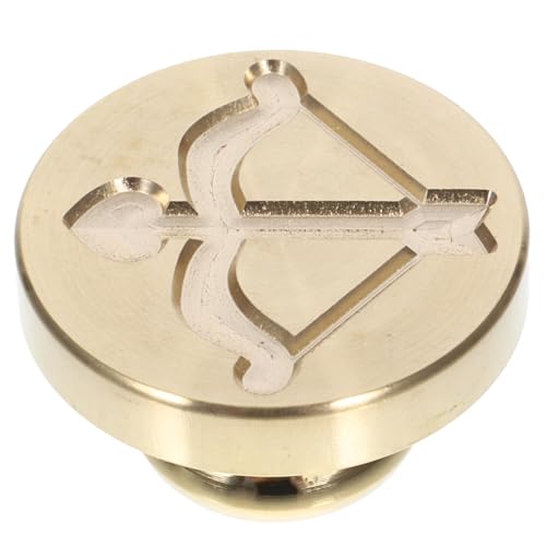 HAPINARY Vintage Wachssiegelstempel Metallstempel Siegelwachs Siegelzubehör Wachsstempel Wachsumschlag Siegelstempel Kopfstempel Zubehör Briefstempel Kopf Lack Siegelstempel Brief von HAPINARY