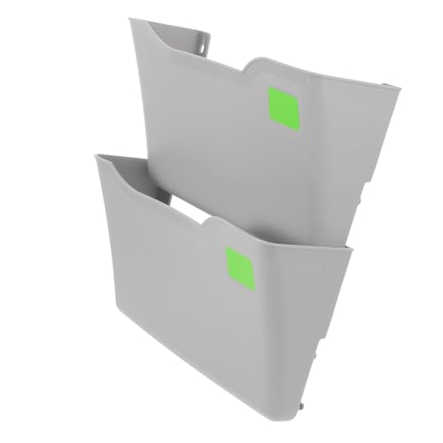 HAPINARY Wall Hanging File Organizer aus Robustem Kunststoff Platzsparend für Büro und Zuhause Wandmontage Dokumente und Magazine Zuverlässiger Organizer zur Vertikalen Raumnutzung von HAPINARY
