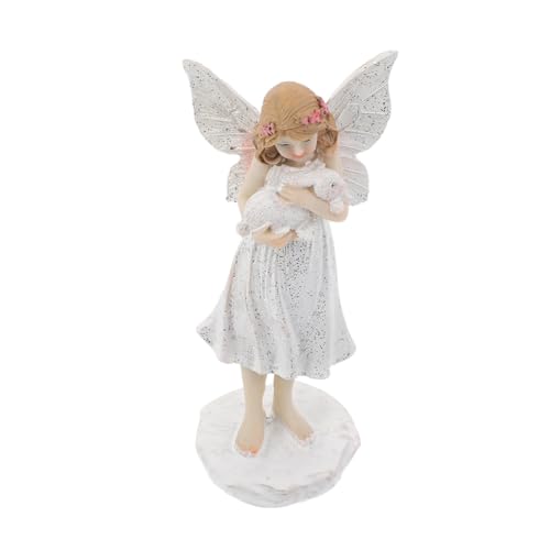 HAPINARY Weihnachtliche Garten Engelsfigur Resin mit Hasen Handgefertigte Detailreiche Weihnachtsdekoration für Außenbereich Gräber Weg und Rasenverschönerung Leicht und Tragbar HAPINARY Weihnachtliche Garten Engelsfigur Resin mit Hasen Handgefertigte Detailreiche Weihnachtsdekoration für Außenbereich Gräber Weg und Rasenverschönerung Leicht und Tragbar von HAPINARY