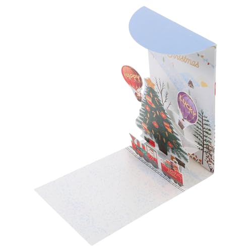 HAPINARY Weihnachtskarte mit Weihnachtsbaum Motiv Dekorative Xmas Grußkarte für Party Stilvolle Pop-up Karte zum Fest Liebevoll Handgefertigt als Geschenk für Familie und Freunde HAPINARY Weihnachtskarte mit Weihnachtsbaum Motiv Dekorative Xmas Grußkarte für Party Stilvolle Pop-up Karte zum Fest Liebevoll Handgefertigt als Geschenk für Familie und Freunde von HAPINARY